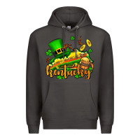 Smoke St. Patrick's Kentucky map Premium Hoodie - OliviaCreatesArt