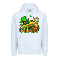 White St. Patrick's Kentucky map Premium Hoodie - OliviaCreatesArt