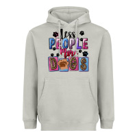 Less People More Dogs Heavyweight Hoodie | Teevron