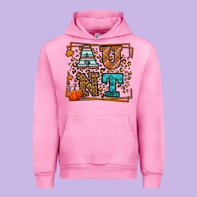 Autumn Leopard Aunt Urban Hoodie Designed By Lillyallendesigns
