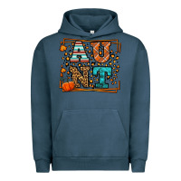Pigment Midnight Navy Autumn Leopard Aunt Urban Hoodie - LillyAllenDesigns