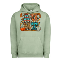 Pigment Oil Green Autumn Leopard Aunt Urban Hoodie - LillyAllenDesigns