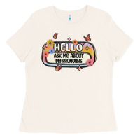 Bone ask me about my pronouns Ladies Tee - MaliasSmallBusiness