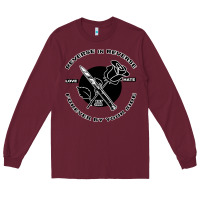 Burgundy Reverse ın Reverse Love Hate Forever By Your Sıde Long Sleeve Tee - Bettercallsaul