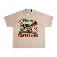 French Oak maine coon cat merry christmas Urban Heavy Tee - LillyAllenDesigns