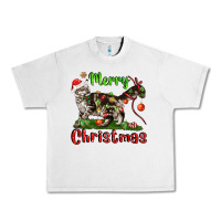 Lunar Rock maine coon cat merry christmas Urban Heavy Tee - LillyAllenDesigns