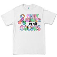 White fight cancer in all colors Premium Tee - MaliasSmallBusiness