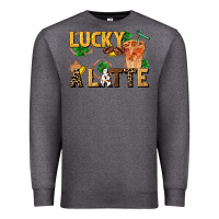 Charcoal Heather lucky a latte Premium Sweatshirt - FaDigitalArtStudio