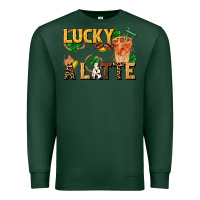 Sports Green lucky a latte Premium Sweatshirt - FaDigitalArtStudio