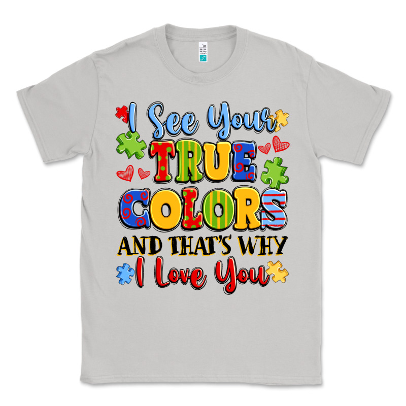 Colorful Love Message Classic Tee by LillyAllenDesigns | Teevron