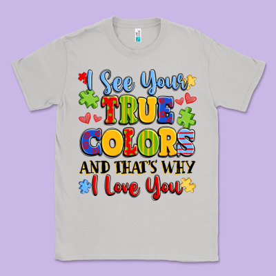 Colorful Love Message Classic Tee Designed By Lillyallendesigns