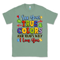 Sage colorful love message Classic Tee - LillyAllenDesigns