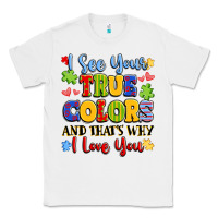 White colorful love message Classic Tee - LillyAllenDesigns