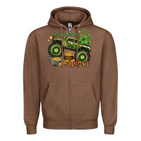 Chestnut shamrock crusher st. patrick's day Zipper Hoodie - HowdyJamesFarm