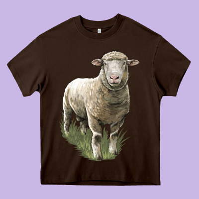 Dorset Sheep Heavy Core Tee Designed By Lillyallendesigns