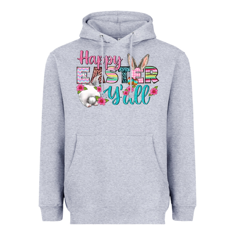 Happy Easter Y'all Heavyweight Hoodie by BundleAndBundleShop | Teevron