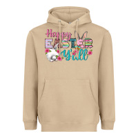 Mushroom Happy Easter Y'all Heavyweight Hoodie - BundleAndBundleShop