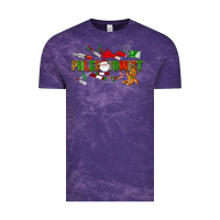 Cloud Purple christmas phlebotomist Vintage Tee - LillyAllenDesigns