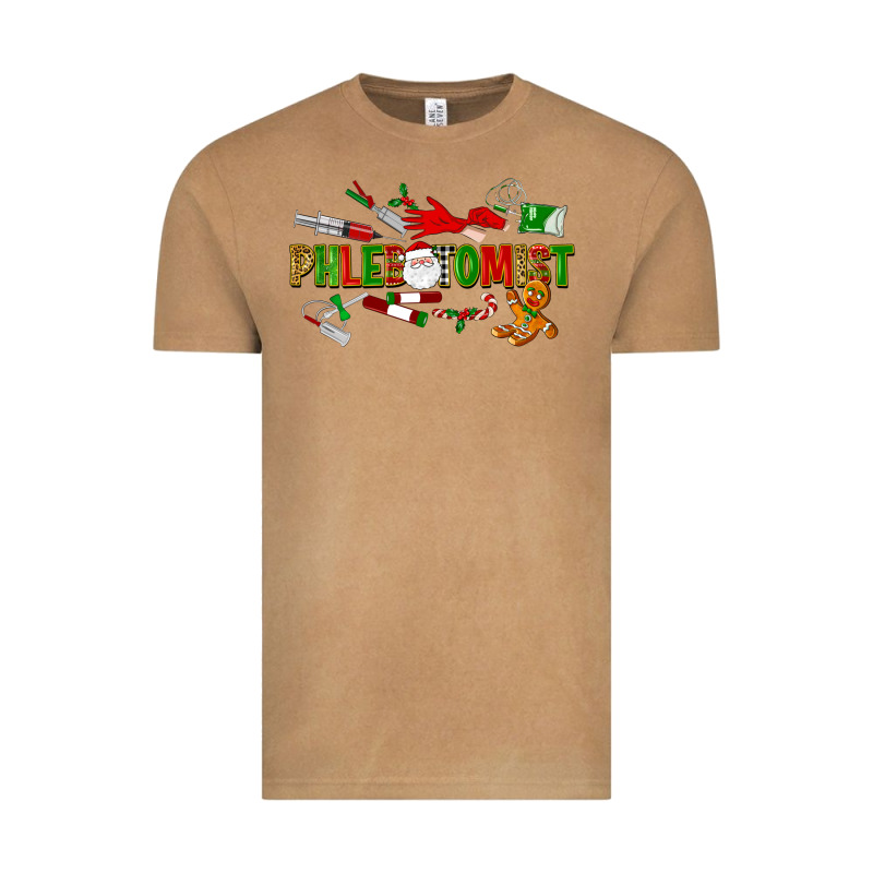 Christmas Phlebotomist Vintage Tee by LillyAllenDesigns | Teevron