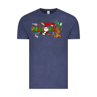 Vintage Denim christmas phlebotomist Vintage Tee - LillyAllenDesigns