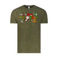 Vintage Olive christmas phlebotomist Vintage Tee - LillyAllenDesigns
