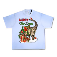 Grape Ice merry christmas brachiosaurus Urban Heavy Tee - LillyAllenDesigns