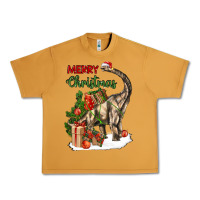 Peanut Butter merry christmas brachiosaurus Urban Heavy Tee - LillyAllenDesigns