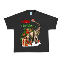 Pigment Black merry christmas brachiosaurus Urban Heavy Tee - LillyAllenDesigns