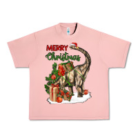 Salmon merry christmas brachiosaurus Urban Heavy Tee - LillyAllenDesigns