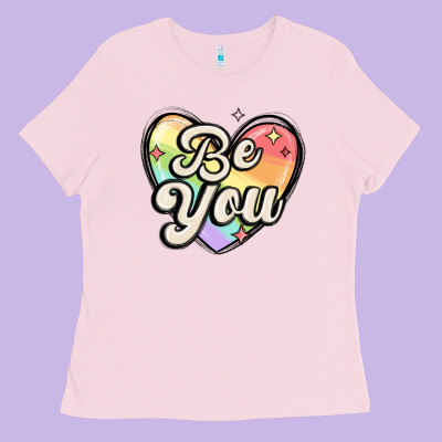 Be You Ladies Tee Designed By Maliassmallbusiness