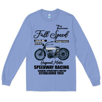 Colony Blue Speedway Racing Full Speed Pin Long Sleeve Tee - Bettercallsaul