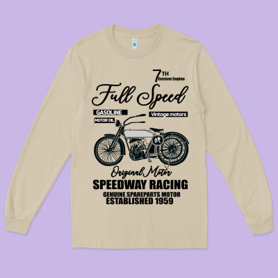 Speedway Racing Full Speed Pin Long Sleeve Tee Designed By Bettercallsaul