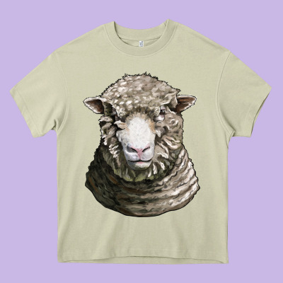 Dorset Sheep Head Heavy Core Tee Designed By Lillyallendesigns