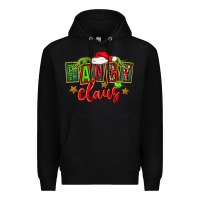 Black christmas fancy claus Premium Hoodie - FaDigitalArtStudio