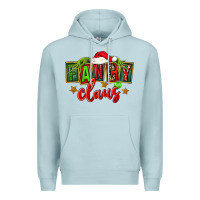 Blue Mist christmas fancy claus Premium Hoodie - FaDigitalArtStudio