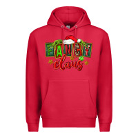 Cardinal christmas fancy claus Premium Hoodie - FaDigitalArtStudio