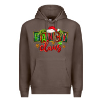 Coffee christmas fancy claus Premium Hoodie - FaDigitalArtStudio