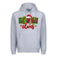 Heather Grey christmas fancy claus Premium Hoodie - FaDigitalArtStudio