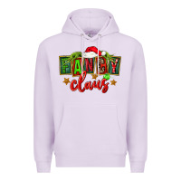 Lilac christmas fancy claus Premium Hoodie - FaDigitalArtStudio