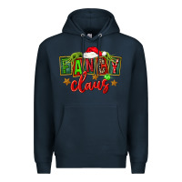 Navy christmas fancy claus Premium Hoodie - FaDigitalArtStudio