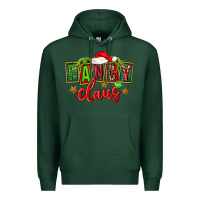 Sports Green christmas fancy claus Premium Hoodie - FaDigitalArtStudio