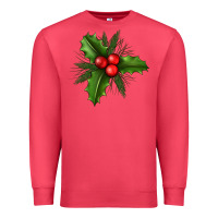 Cardinal Mistletoe Premium Sweatshirt - BundleAndBundleShop
