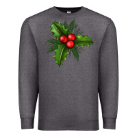Charcoal Heather Mistletoe Premium Sweatshirt - BundleAndBundleShop