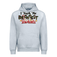 Heather Grey I Teach The Brightest Students Urban Hoodie - LillyAllenDesigns