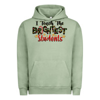 Pigment Oil Green I Teach The Brightest Students Urban Hoodie - LillyAllenDesigns