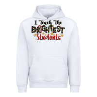 White I Teach The Brightest Students Urban Hoodie - LillyAllenDesigns