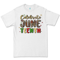 White celebrate juneteenth Premium Tee - MaliasSmallBusiness