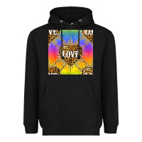 Black Pride lgbtq leopard love heart seamless pattern Heavyweight Hoodie - BundleAndBundleShop