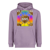 Lavender Pride lgbtq leopard love heart seamless pattern Heavyweight Hoodie - BundleAndBundleShop