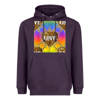 Plum Pride lgbtq leopard love heart seamless pattern Heavyweight Hoodie - BundleAndBundleShop